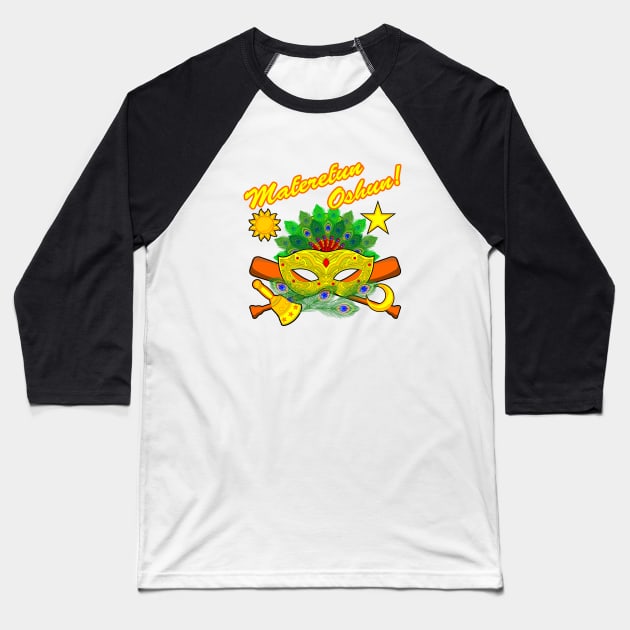 Maferefun Oshun Baseball T-Shirt by Korvus78